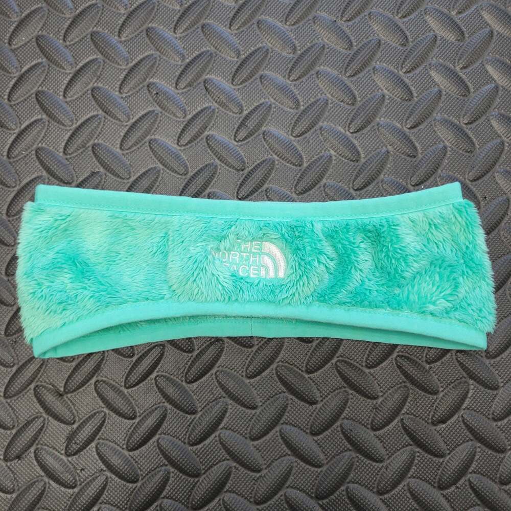 The North Face Youth M Mint Green Fuzzy Fleece Ear Warmer Headband